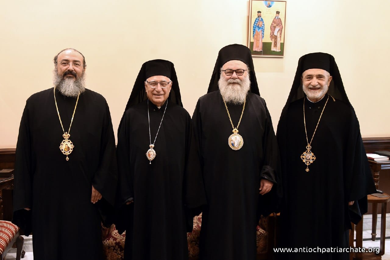 Patriarch John X receiving Patriarch Al-Absi - Greek Orthodox ...