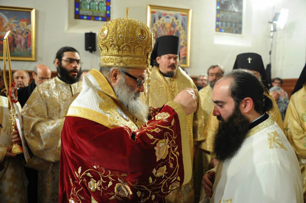 The elevation of Fr. John Mansour to the rank of Archimandrite - Greek ...